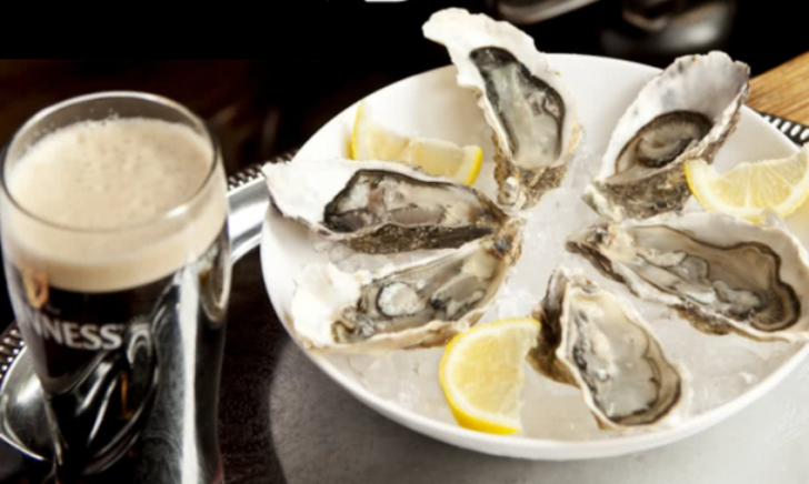 Guinness met oesters